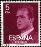 Spain 1976 Juan Carlos I 5 PTA Dark Red Edifil 2347. Subida por Mike-Bell